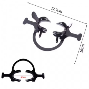 Роторозширювач для губ та щік Vortex С-подібний чорний