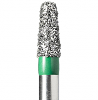 RS-31C (Mani) Алмазний бор, закруглений конус, ISO 544/019, зелений
