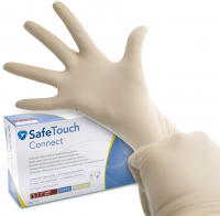 Перчатки смотровые латексные SafeTouch Connect 1124N (без пудры, нестерильные)