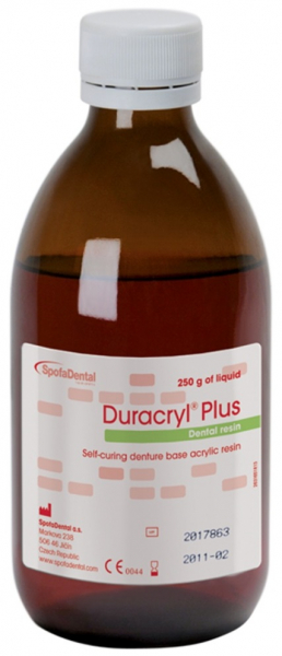 Самополімерна базисна пластмаса Spofa Duracryl Plus (Дуракрил плюс) рідина 250 г