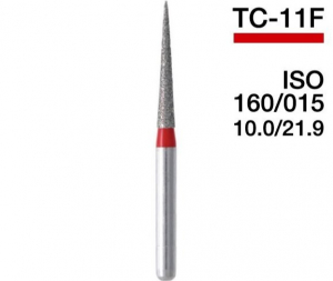 TC-11F (Perfect) Алмазный бор, конус-карандаш, ISO 160/016, красный, 5 шт