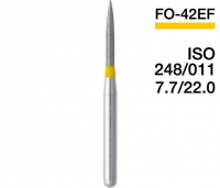 FO-42EF (Perfect) Алмазний бор, полум'яний, ISO 248/011, жовтий, 5 шт