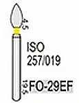 FO-29EF (Perfect) Алмазний бор, вершка, ISO 257/019, жовтий, 5 шт