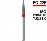 FO-22F (Perfect) Бор пламеподібний, ISO 298/016, червоний, 5 шт