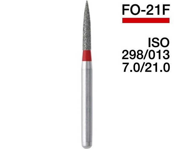 FO-21F (Perfect) Бор пламеподібний, ISO 298/014, червоний, 5 шт