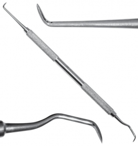 SD-1036-01, Goldman-Fox (Surgicon) Скалер двухсторонний нечетный  (прямой/изогнутый)