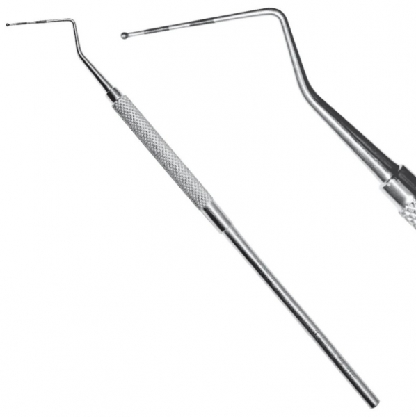 SD-1073-12S (Surgicon) Пародонтальный зонд с чернением и шкалой 3-6-9-12