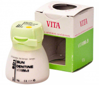VM 9 Sun Dentine (VITA) Мелкодисперсная керамика из полевого шпата для облицовки диоксида циркония, 12 г
