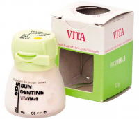 VM 9 Sun Dentine (VITA) Дрібнодисперсна кераміка з польового шпату для облицювання діоксиду цирконію, 12 г