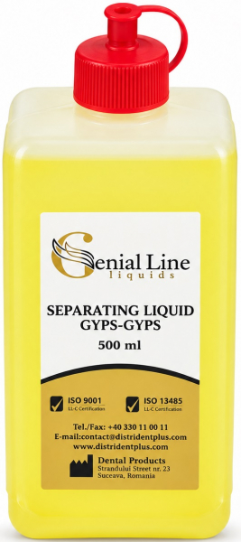 Separating Liquid Gyps Gyps (Distrident Plus) Рідина для ізоляції гіпс від гіпсу, 500 мл