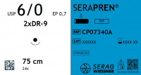 Serapren (синий) - Монофиламентный шовный материал с полипропилена