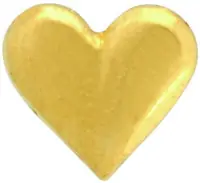Скайс (страза) на зубы ProDent, Малое сердце, TW 01 (Gold)