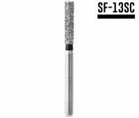 SF-13SC (Mani) Алмазний бор, фісурний з плоским кінцем, ISO 111/018, чорний