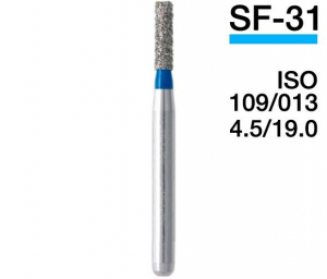 SF-31 (Mani) Алмазный бор, фиссурный с плоским концом, ISO 109/013