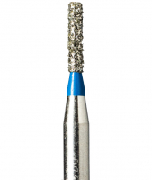 SF-40 (Mani) Алмазный бор, фиссурный с плоским концом, ISO 109/010, синий