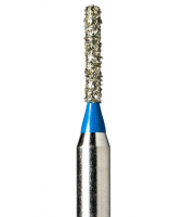 SF-81 (Mani) Алмазный бор, фиссурный с плоским концом, ISO 109/008, синий