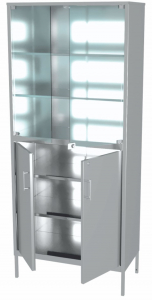 Шафа матеріальна комбінована Viola ШМА-4 (нержавіюча сталь)
