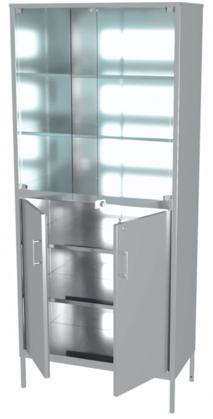 Шафа матеріальна комбінована Viola ШМА-4 (нержавіюча сталь)