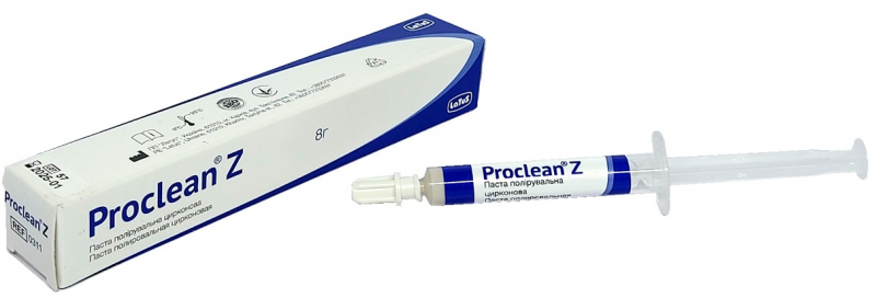 Проклин Z (Proclean Z, Latus) Паста для чистки и полировки, 1 шприц, 8 г пасты (0311)