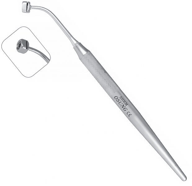 Ручка лезвия Osung скальпеля №15 SHRM, с ключом, металлическая