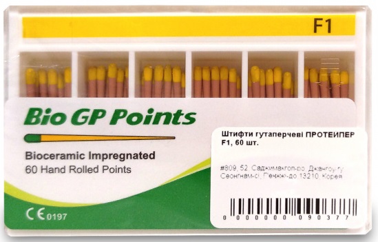 Штифти гутаперчі Sure Dent PROTAPER (60 шт)