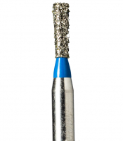 SI-34 (Mani) Алмазний бор, конус зворотний, ISO 010/013, синій