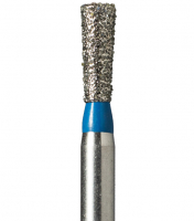 SI-37 (Mani) Алмазний бор, конус зворотний, ISO 010/017, синій