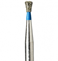 SI-43 (Mani) Алмазний бjр, конус зворотний, ISO 010/015, синій