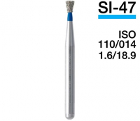 SI-47 (Mani) Алмазний бор, конус зворотний, ISO 010/014