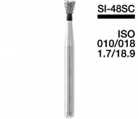SI-48SC (Mani) Алмазний бор, конус зворотний, ISO 010/019, чорний