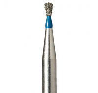 SI-61 (Mani) Алмазний бор, конус зворотний, ISO 012/010, синій