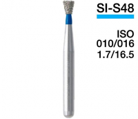 SI-S48 (Mani) Алмазний бор, конус зворотний, ISO 010/016