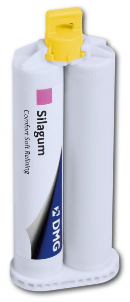 Силагум Комфорт (Silagum-Comfort, DMG) Матеріал для м'якого перебазування, картридж, 25 мл