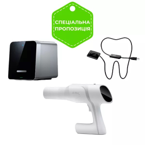 Сканер Free Scan и Портативный рентген Ai Ray белый + Визиограф u-Sensor H1.5
