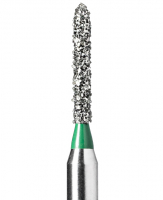 SO-22C (Mani) Алмазний бор, фісура-олівець, ISO298/010, зелений