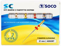 Файлы SOCO SC (21 мм, ассорти, 6 шт)