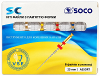Файлы SOCO SC (25 мм, ассорти, 6 шт)