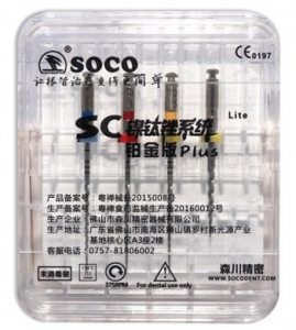 SC-Plus Lite, 25 мм, асорті (Soco) Машинні файли, 4 шт