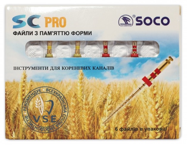 Файли Soco SC Pro (21 мм, асорті, 6 шт)
