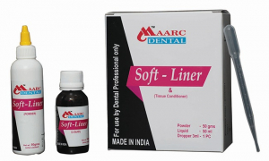 Soft Liner (Maarc Dental) Матріал для перебазування протезів, 50 г + 25 мл + 25 мл