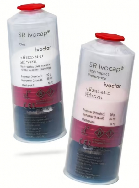 Пластмасса для изготовления протезов Ivoclar Vivadent SR Ivocap High Impact, Стандартный набор