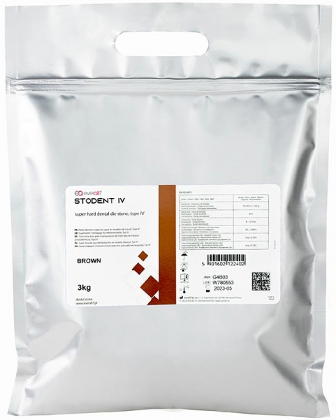 STODENT IV, кремовый, запах ванили (Zhermapol) Супергипс, 4 класс, 3 кг