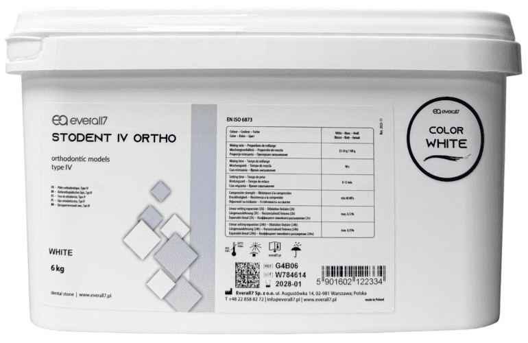 STODENT IV ORTHO, White (Everall7) Супергипс, 4 класс, 6 кг