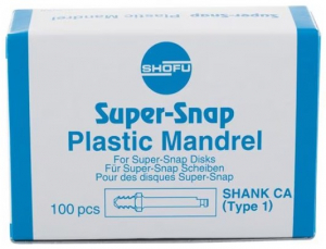 Super-Snap Plastic Mandrel, PN 0440 (Shofu) Одноразові композитні мандрелі для дисків