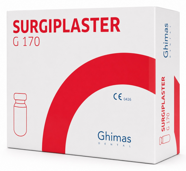 Сурджипластер ДЖИ170 (Surgiplaster G170, Ghimas) Биоматериал для регенерации костной ткани на основе сульфата кальция