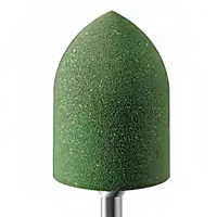 Полировщик резиновый Toboom зеленый SK4033 (на держателе, для керамики и пластмассы)