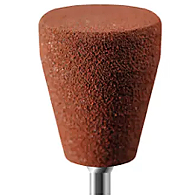 Полировщик резиновый Toboom коричневый SK4061 (на держателе, для керамики и пластмассы)