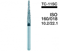 TC-11SC (Mani) Алмазний бор, конусоподібний, ISO 160/018