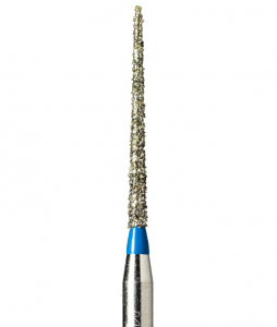 TC-12 (Mani) Алмазний бор, конус-олівець, ISO 167/011, синій
