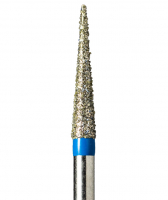 TC-15 (Mani) Алмазный бор, конус-карандаш, ISO 166/019, синий